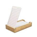 Bamboo to-do card holder product cutout with transparent background for the drop hero circle